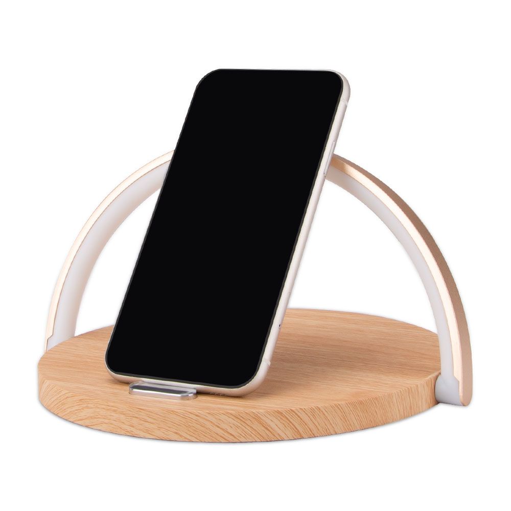 LED Wireless Charger Table Lamp Foldable Night Desk Lamp
