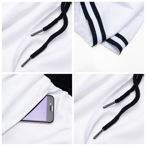Sports Basketball Shorts Pockets Breathable Men Five Pants