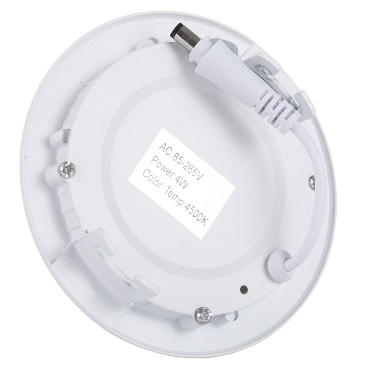 4W 10.5cm Round Panel Light 20 SMD Lamp With LED Driver