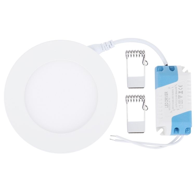 4W 10.5cm Round Panel Light 20 SMD Lamp With LED Driver