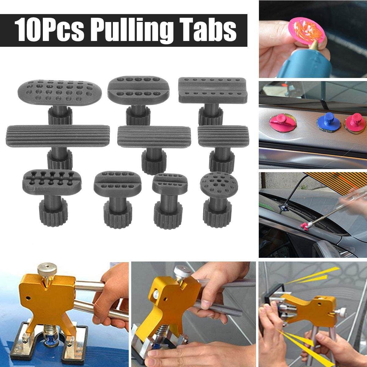 10Pcs Car Body Pulling Tabs Dent Removal Paintless Repair Tools Puller Tabs
