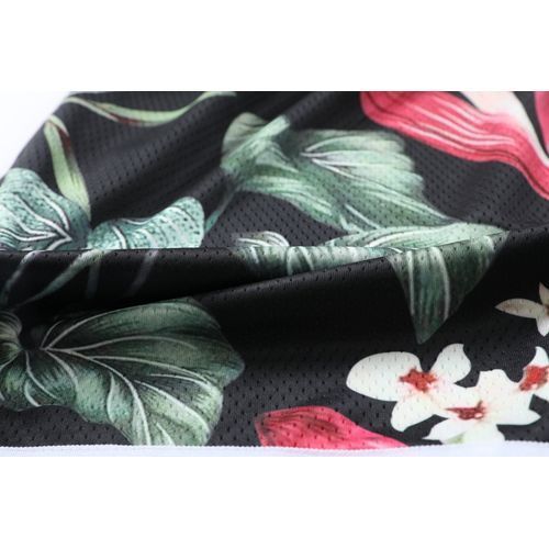 Basketball Pockets Knee Length Floral Running Men Five Short