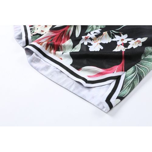 Basketball Pockets Knee Length Floral Running Men Five Short