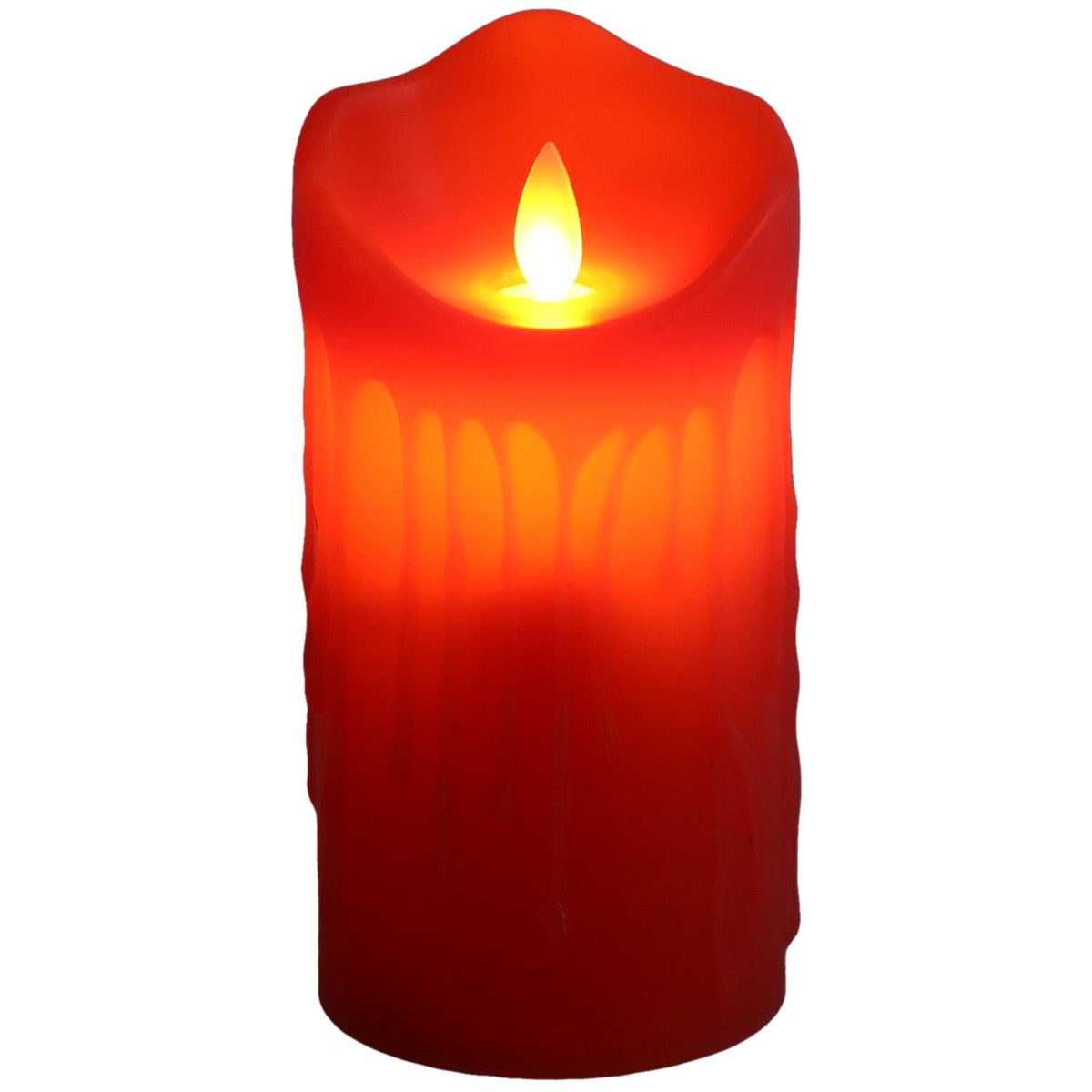 3D Flameless Led Pillar Candle with Remote Control, Battery Operate for Wedding and Home Decoration