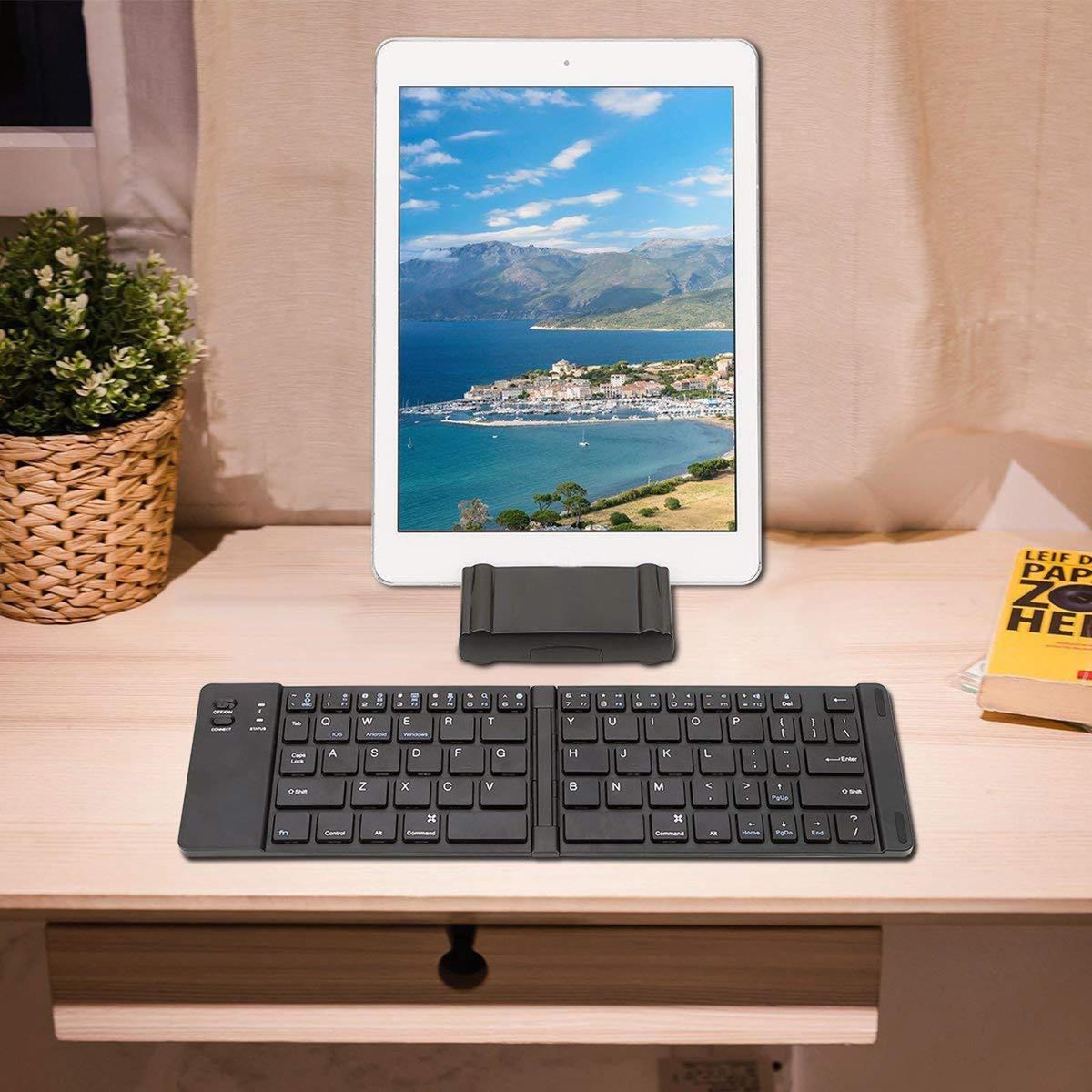 Folding Metal BT Keyboard (with case)