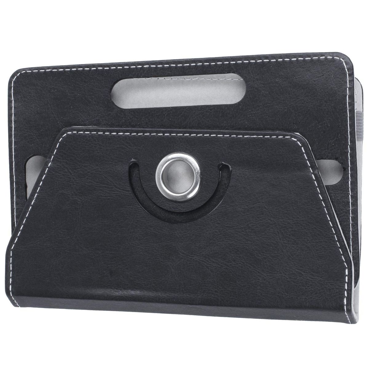 Universal Grip 360 degree Rotating PU Leather Case Cover