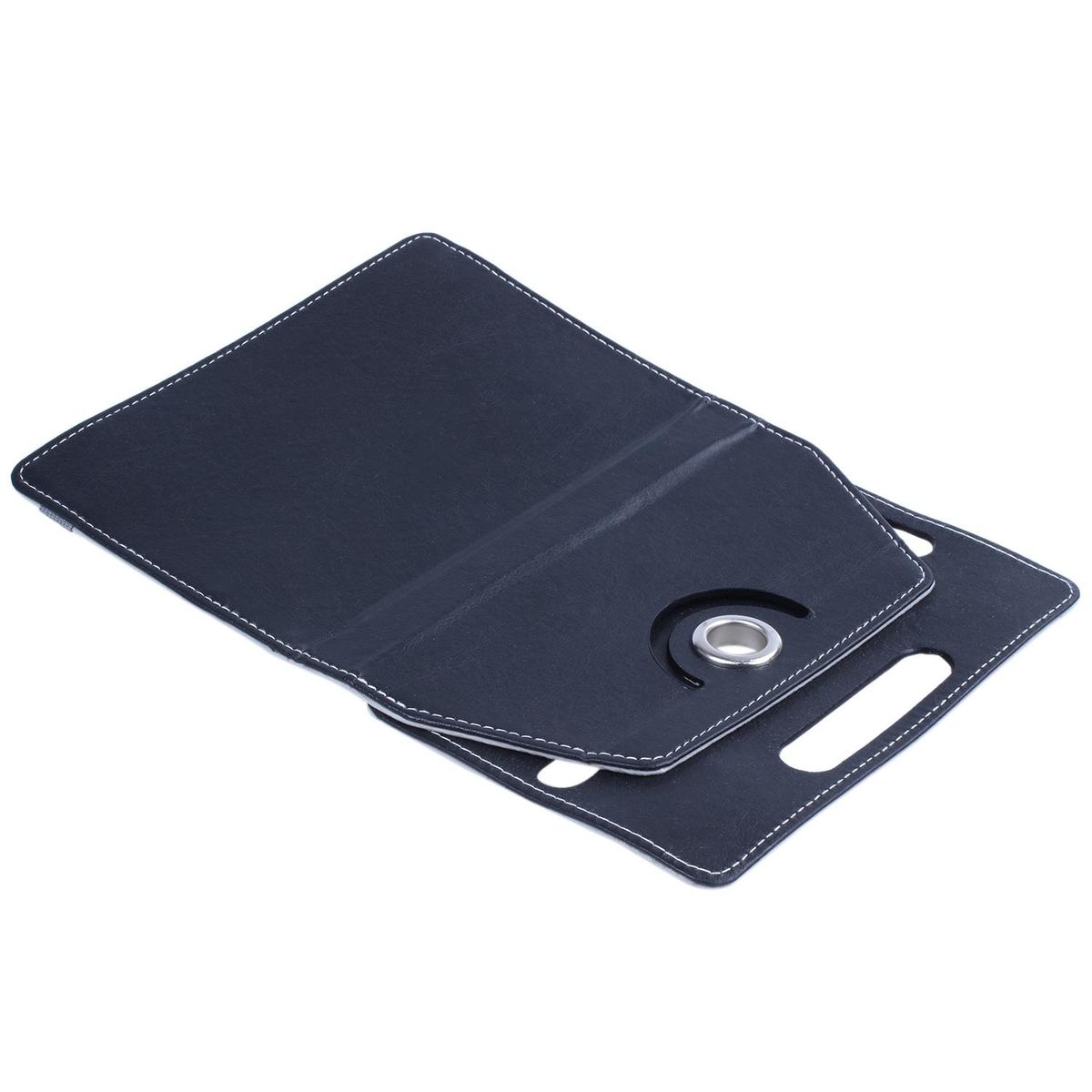 Universal Grip 360 degree Rotating PU Leather Case Cover