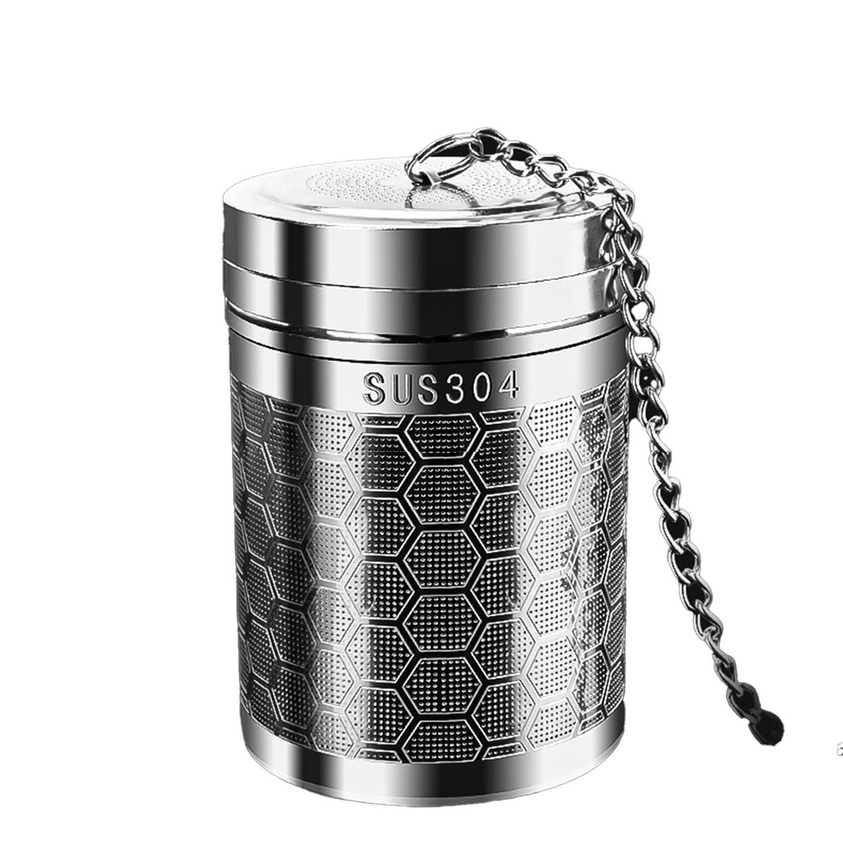 Tea Funnel Seasoning Loose Leaf Tea Infuser Strainer Silver