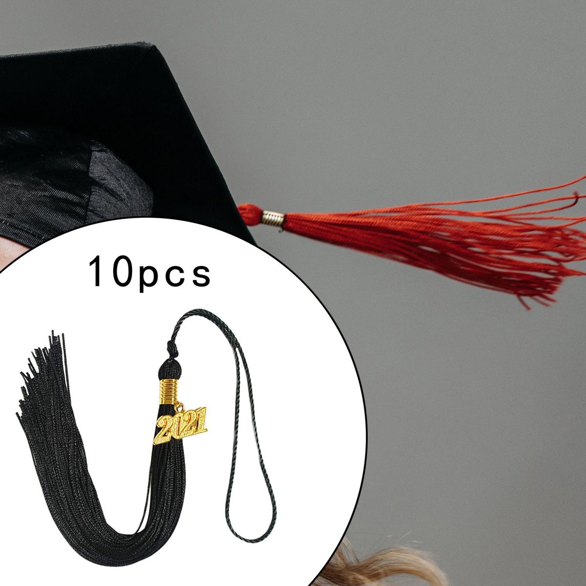 Graduation Honors, Honor Cord, And Graduation Tassel Black