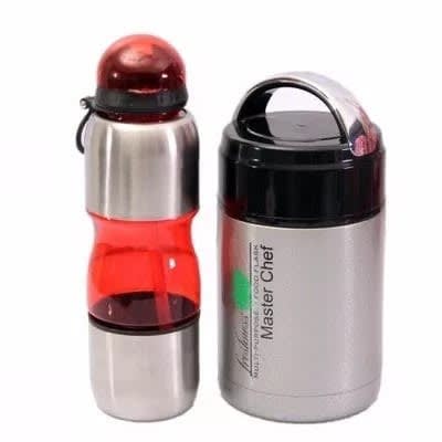 Master Chef Food Flask & Water Bottle