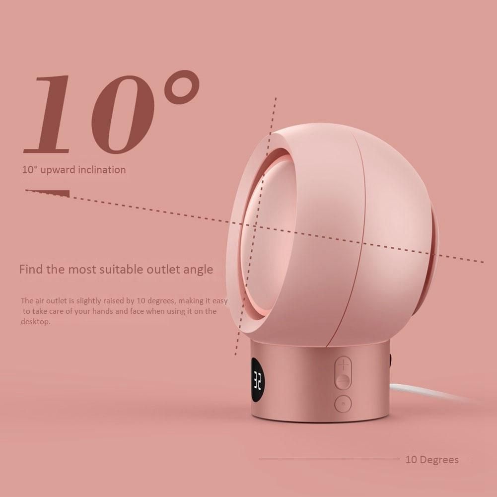 Electric Portable Winter Warmer Fan Desktop Air Heater Home