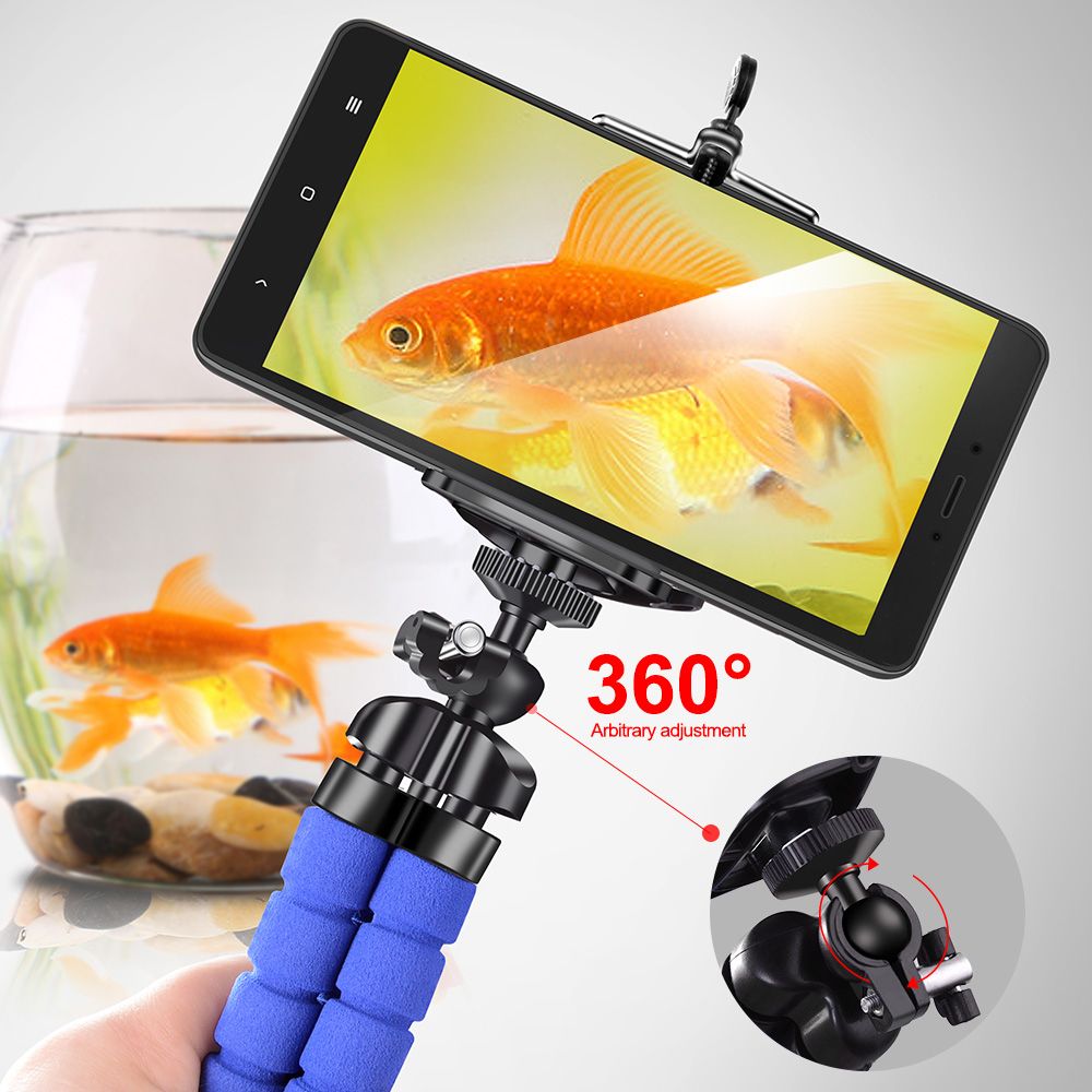 Flexible Tripod Phone Holder For IPhone 11 Pro Max Samsung Xiaomi Sponge Octopus Mobile Phone Stand Smartphone Tripod For Camera