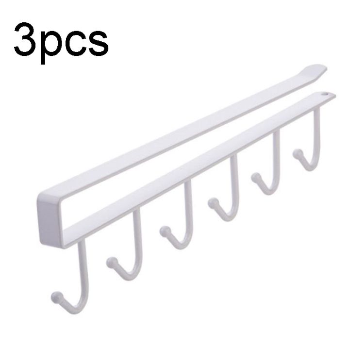 3pcs  6 Even Iron Hook Hanging Cup Holder