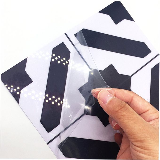 Black And White Monaco Style Tile Stickers Set Of Ten
