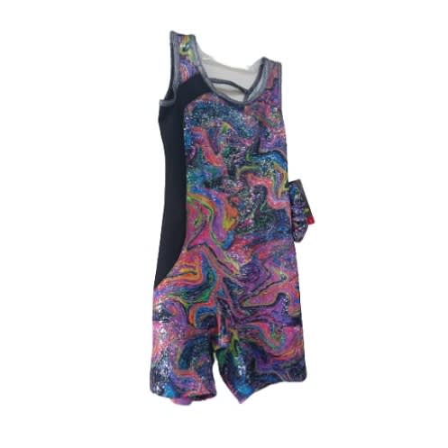 Baby Girl's Playsuit- Multicolor