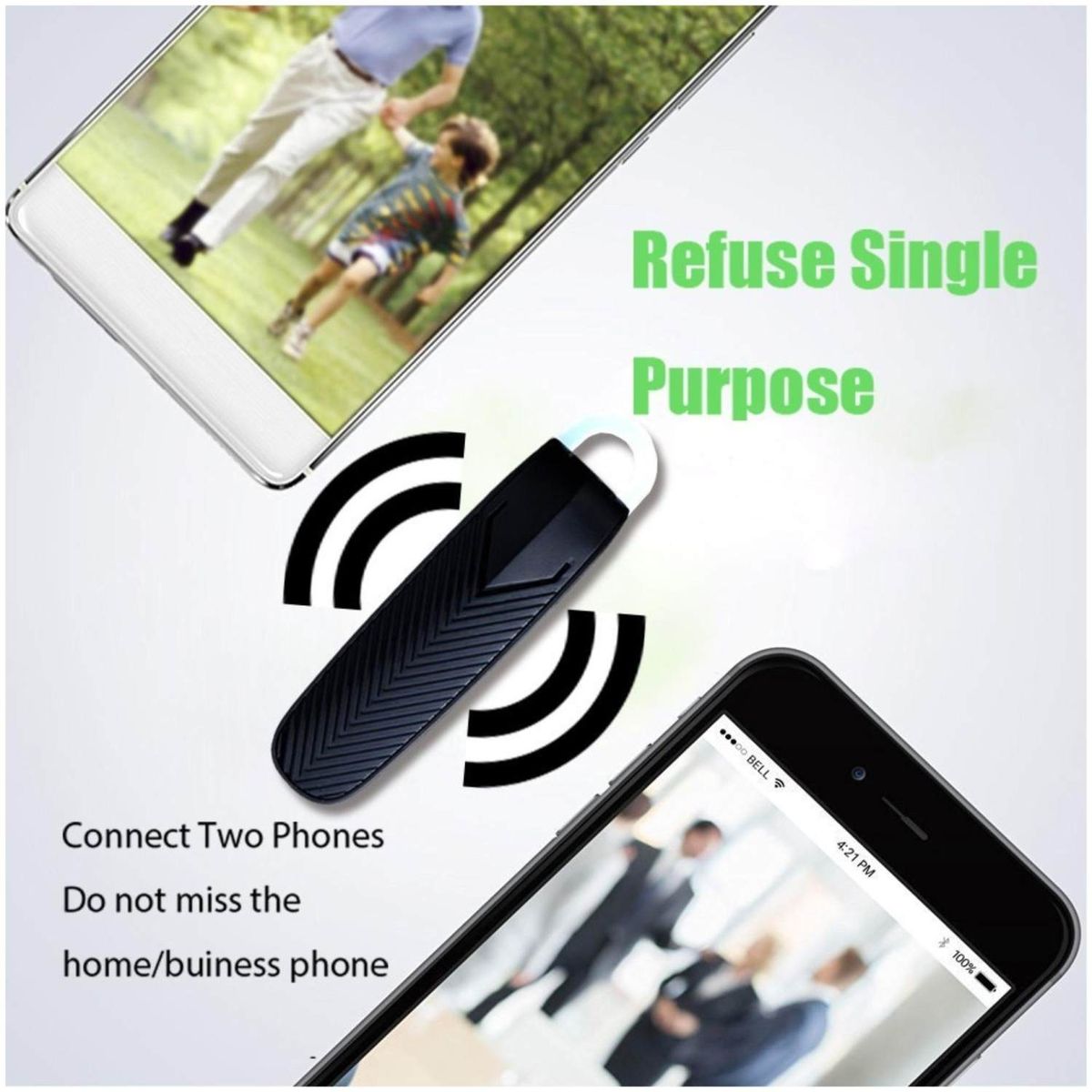 Mini Bluetooth Earpiece Wireless V4.1 Lightweight Invisible In Ear Headset Headphones With Mic For Car Work Business BDZ