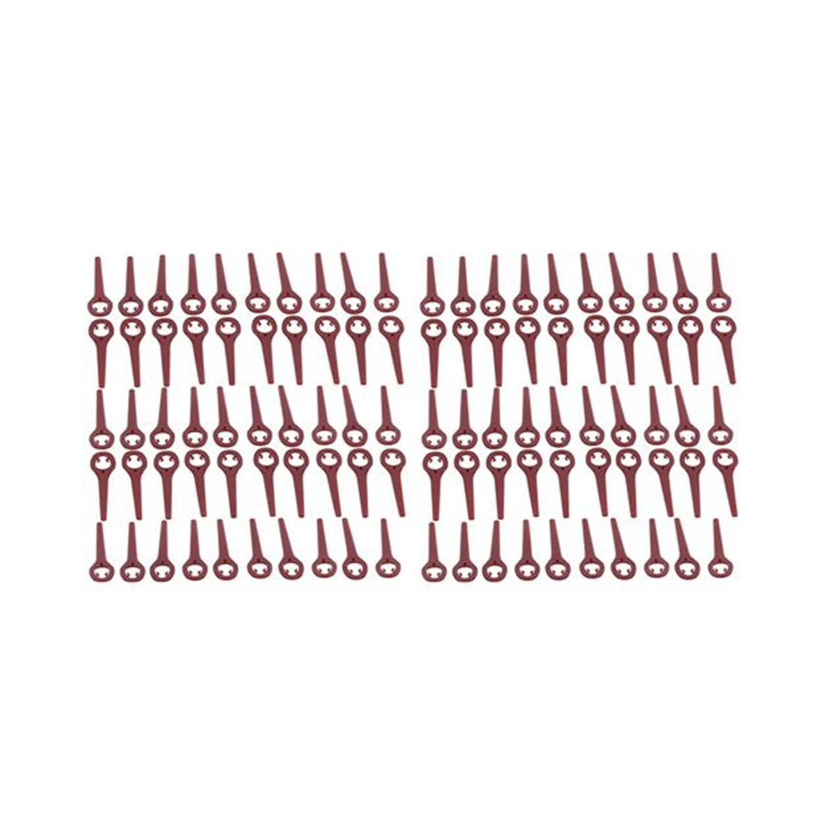 100 Pack Lawn Mower Blades Lawn Mower Plastic Blades