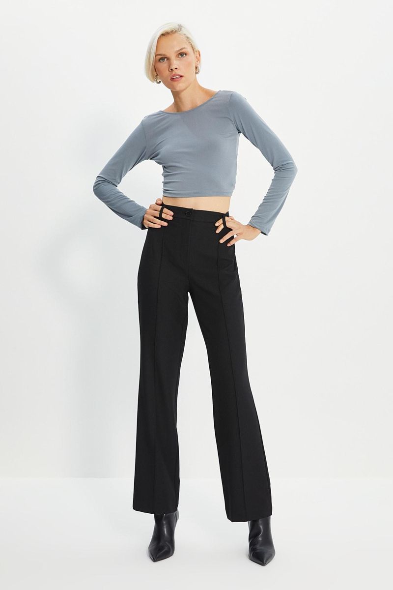Pants - Black - Wide Leg