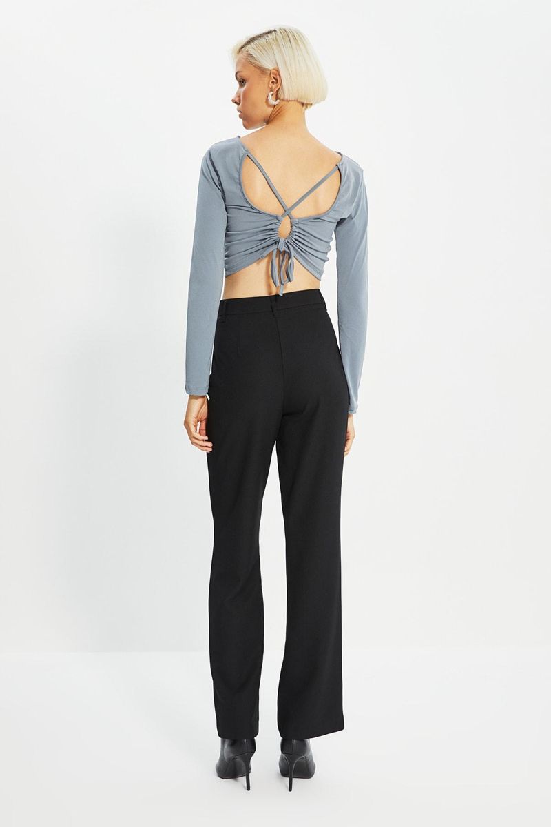 Pants - Black - Wide Leg
