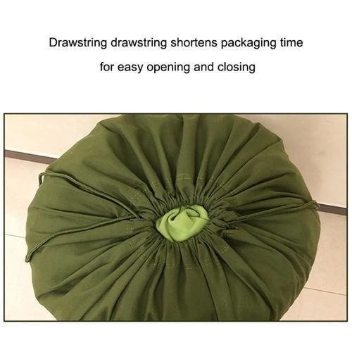 Canvas Drawstring Large Bag Army Green Pouch Laundry Organizer Clothes Toy Storage Household Storage Organization