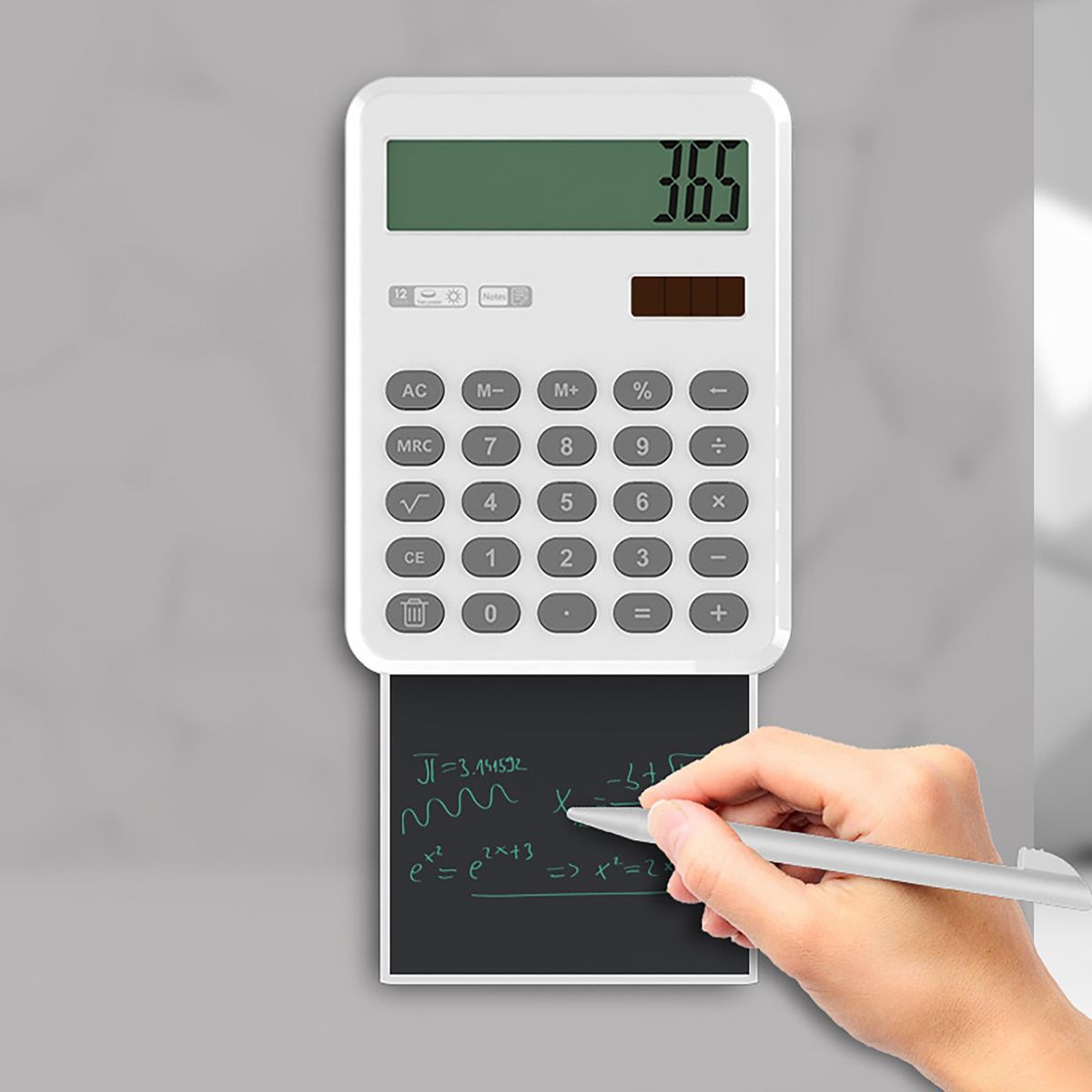 Digital Writing Tablet Calculator Multifunctional-White