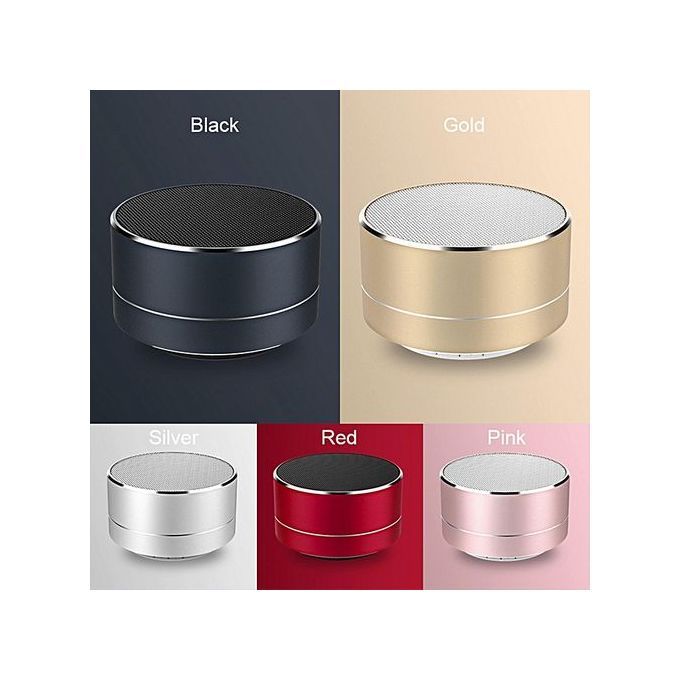Aluminum Portable Ultralight Bluetooth 4.0 Wireless Stereo Speaker With Built-In Mic For Speakerphone FM Radio & Micro SD Slot Amazing Subwoofer Stereo Surround Audio Performance Car Home Outdoor USB/TF Input Handsfree For Ip