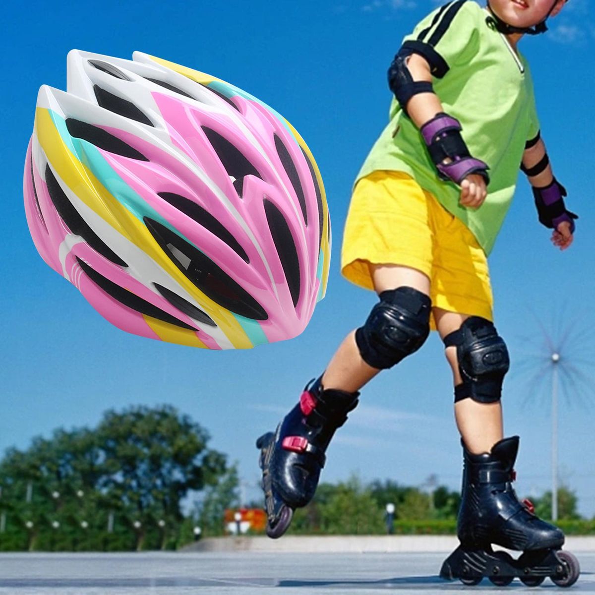 Kids Bike  Outdoor Sports With Detachable Pad Pink