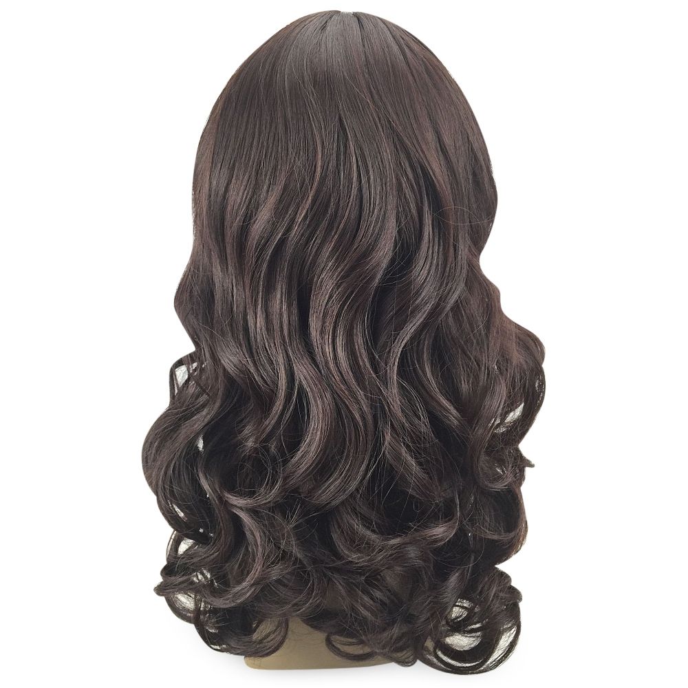 Medium Side Part Shaggy Body Wave Synthetic Wig