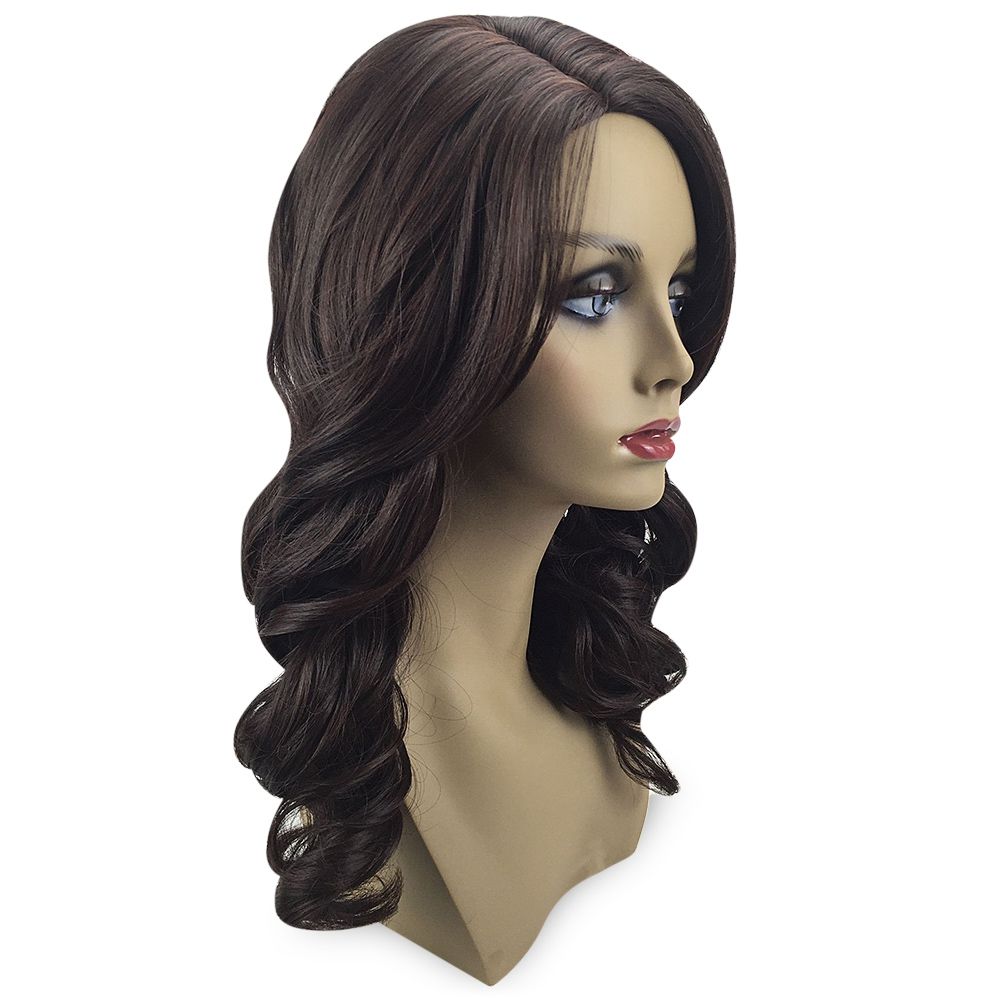 Medium Side Part Shaggy Body Wave Synthetic Wig