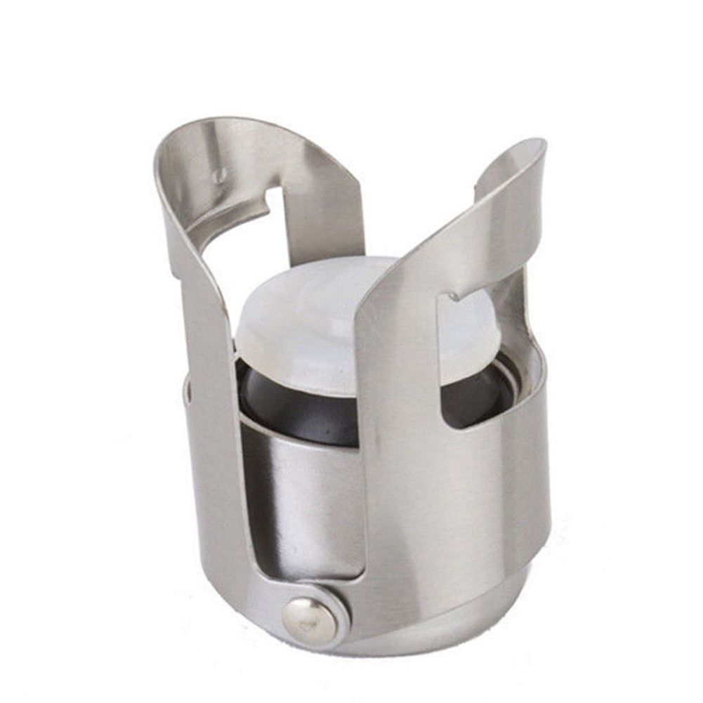 Stainless Steel Champagne Stopper Sparkling Wine Bottle-