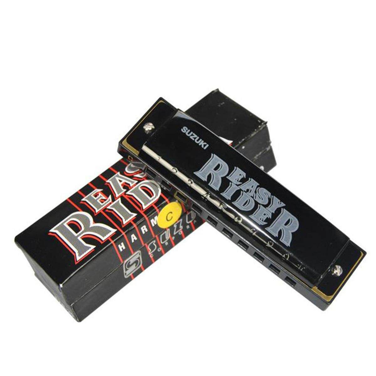 EASY RIDER EZR-20 10 Holes Blues Harmonica Professional Musical Instrument Key Of Harmonica Black