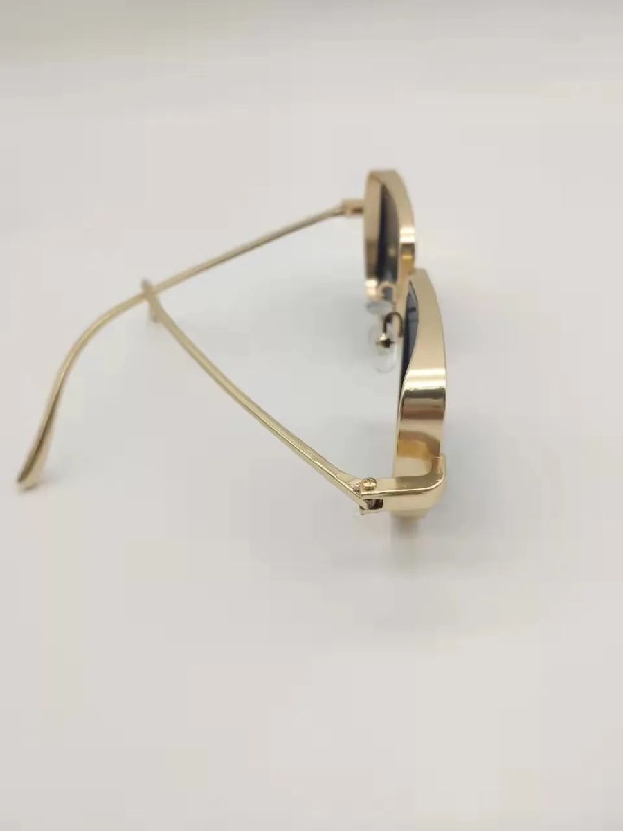 Men Fashionable Sunglasses - UV Sunglasses Retro Thick Edge Metal Frame