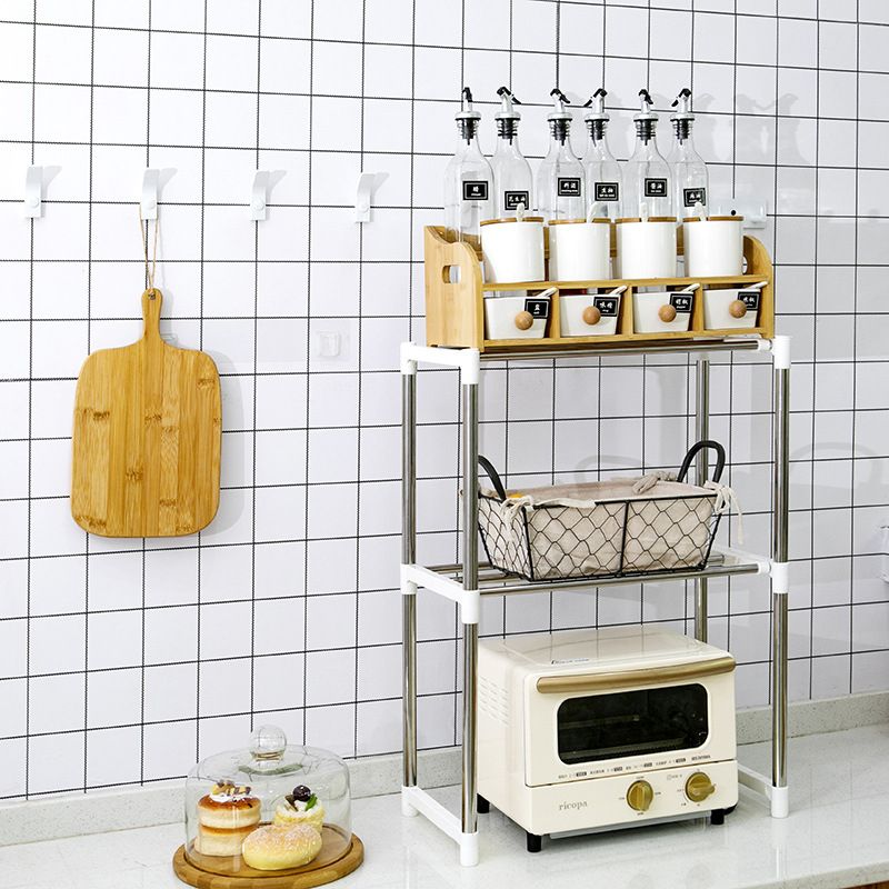 Home Multi-layer Telescopic Microwave Oven Rack