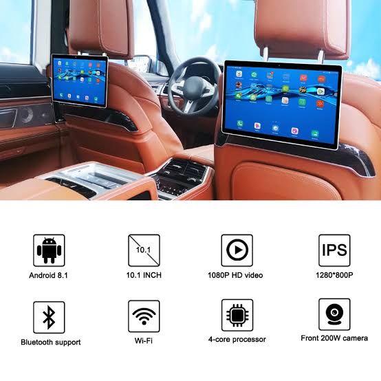 10.1 Inch Headrest Rear Seat Android System Player