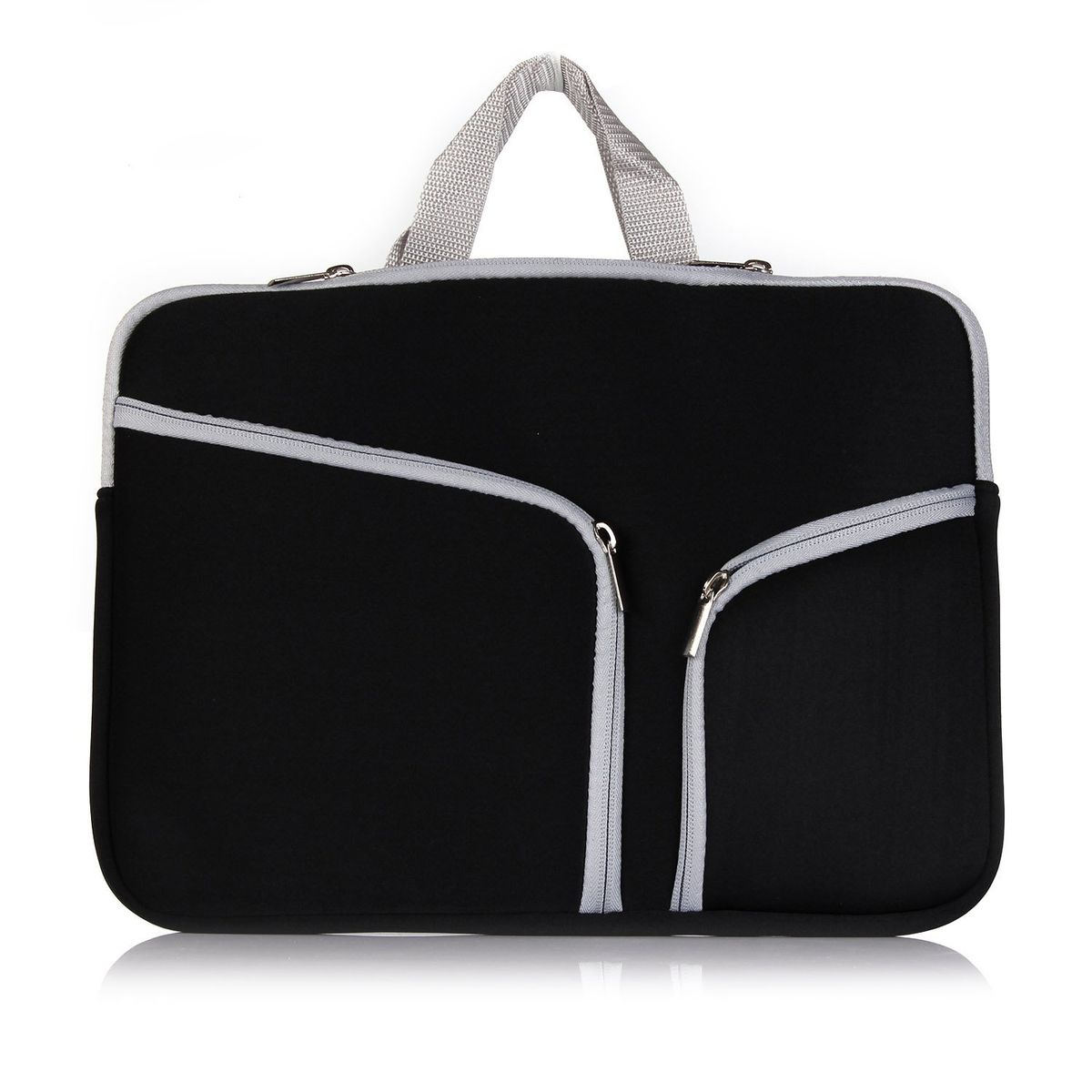 13" Laptop Bag, Fashion Waterproof Sleeve PorTablet Hand Bag For 13.3 Macbook Pro All Notebook, Black
