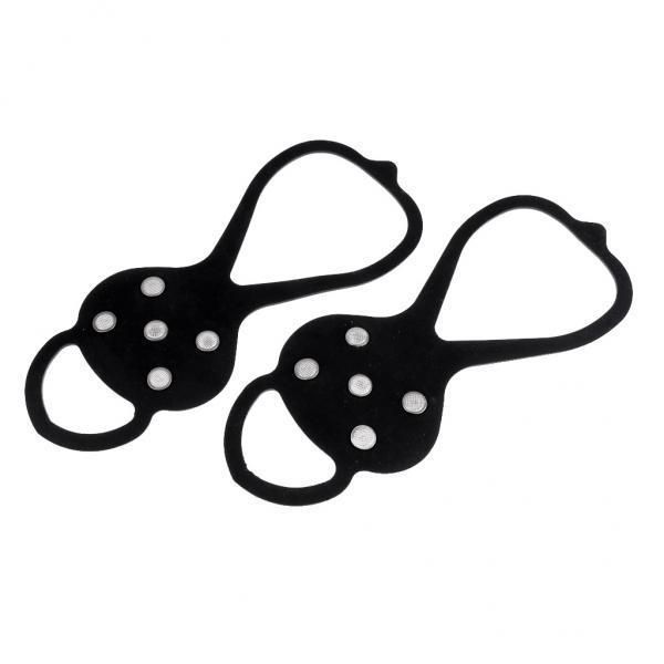 2x AntiSlip Ice Snow Shoes  Grip Crampons Grippers