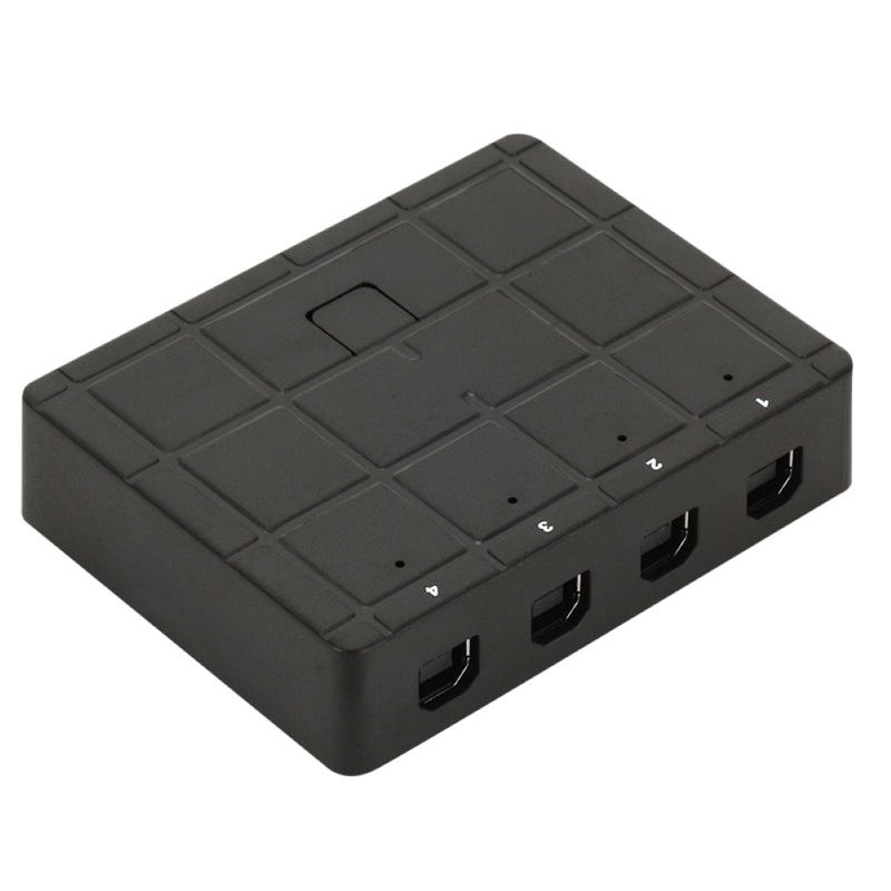 2/4 Ports USB 2.0 Sharing Switch Switcher Adapter For PC