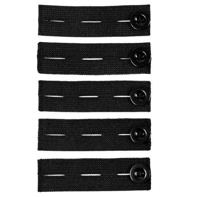 40 Pcs Waist Extender 3 Holes Black For Men Jeans Pants Waist Extender