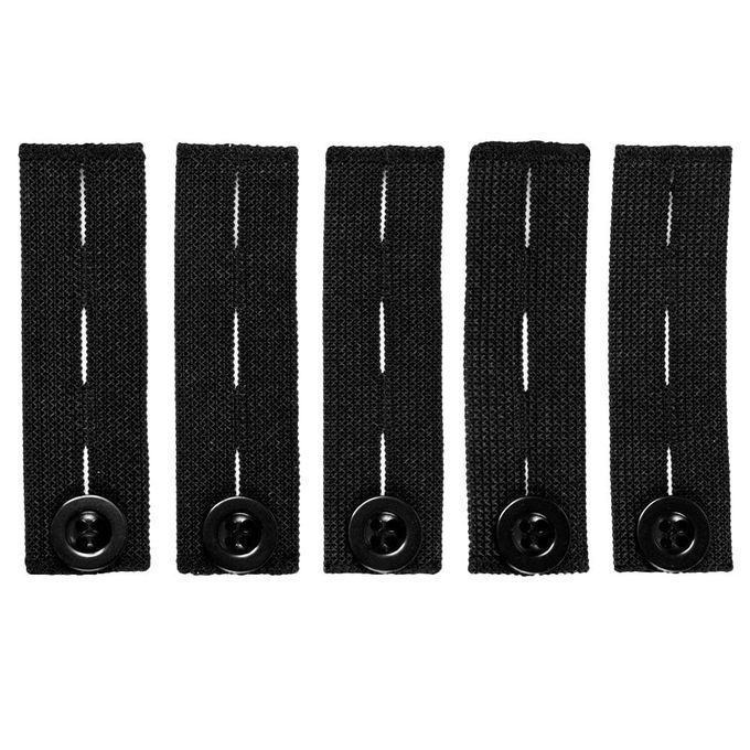 40 Pcs Waist Extender 3 Holes Black For Men Jeans Pants Waist Extender