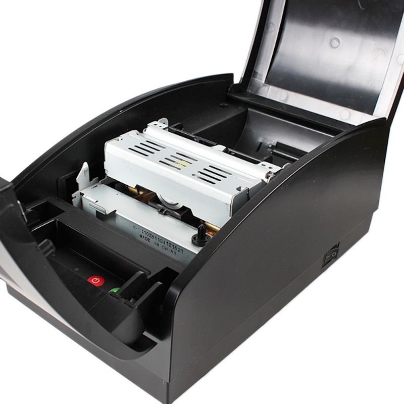 Portable 76mm Bluetooth Receipt 9-pin Matrix Printer(Black)