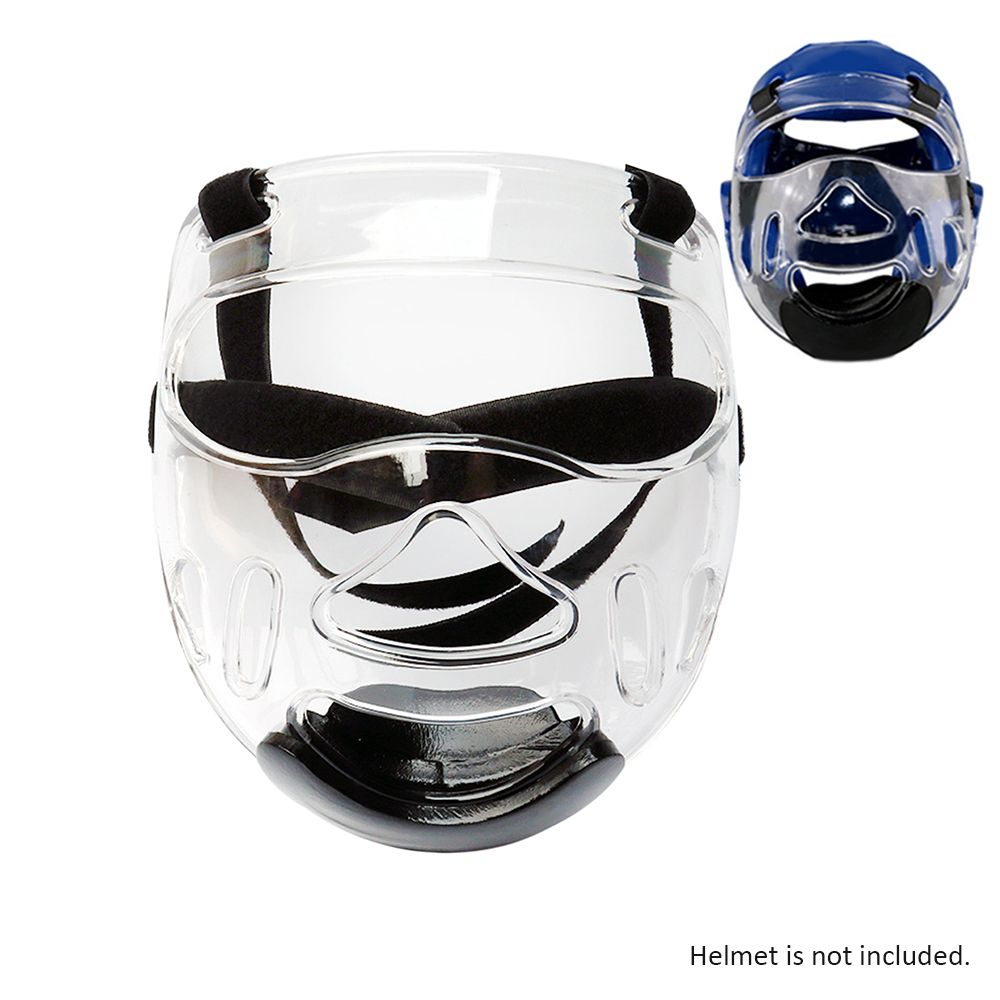 Boxing Helmet Guard Clear Face Guard Detachable High Impact