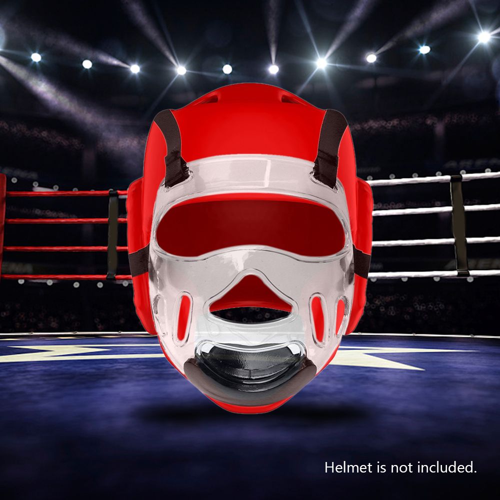 Boxing Helmet Guard Clear Face Guard Detachable High Impact