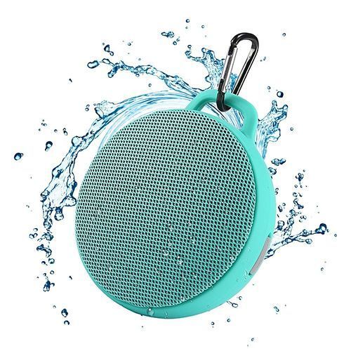 Bluetooth Speaker, Waterproof Wireless Outdoor/Indoor Speaker With 3W Output Power,2 Hours Continuous Play, Built-in Mic Portable Speaker (Green) HT-S
