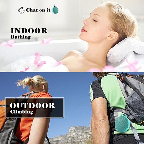 Bluetooth Speaker, Waterproof Wireless Outdoor/Indoor Speaker With 3W Output Power,2 Hours Continuous Play, Built-in Mic Portable Speaker (Green) HT-S