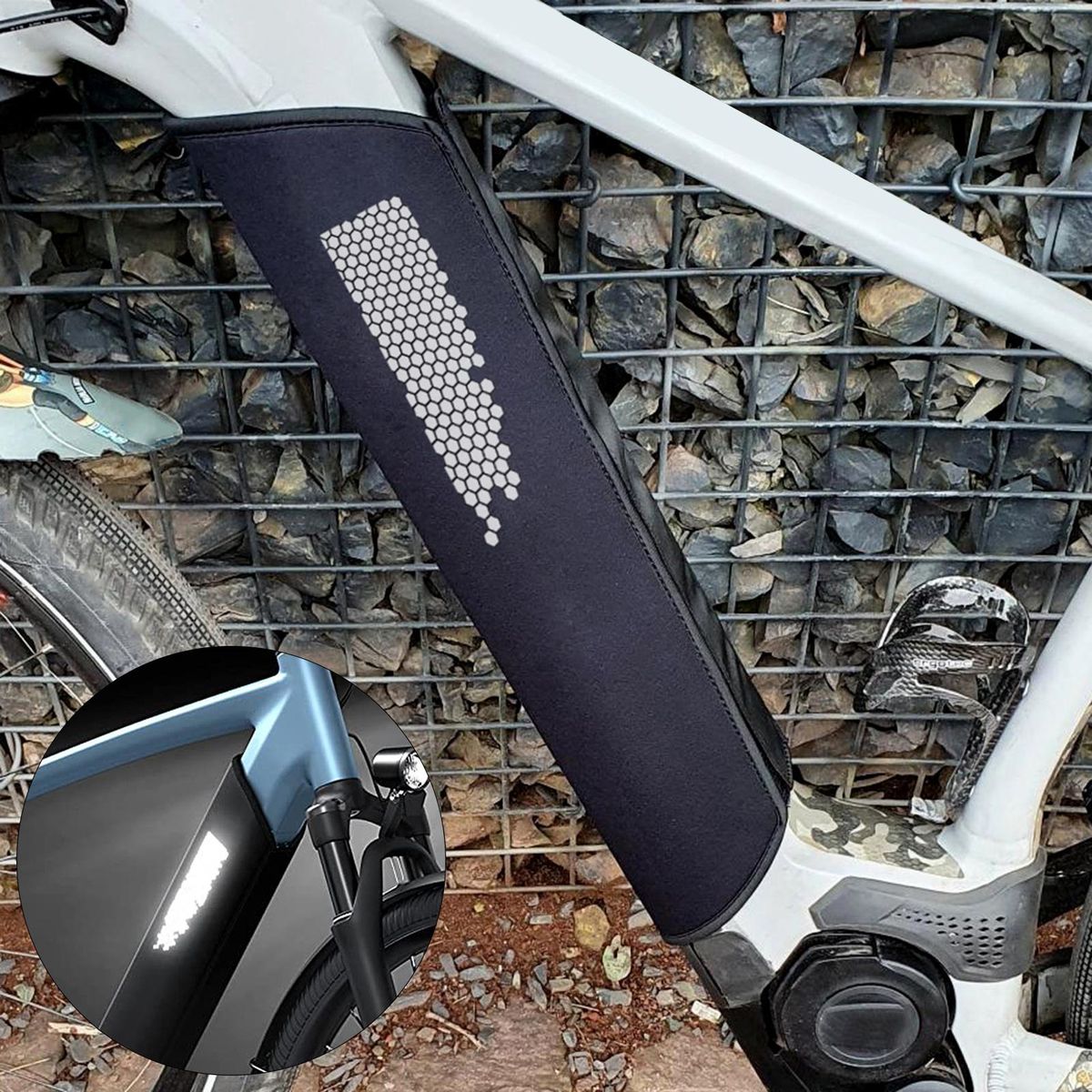 Ebike Battery Cover Electric Bicycle Battery Case Black