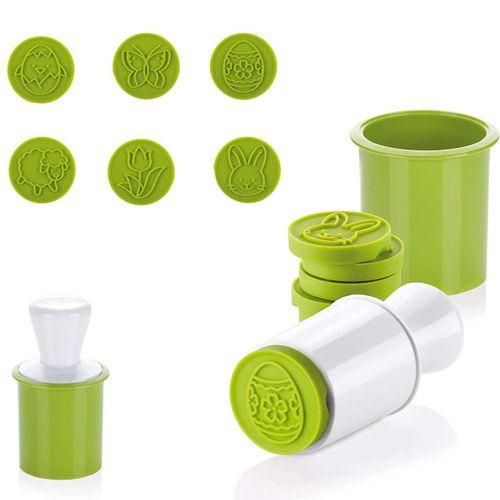 Easter Cookie Stamp,Silicone Cookie Stamps Cutter