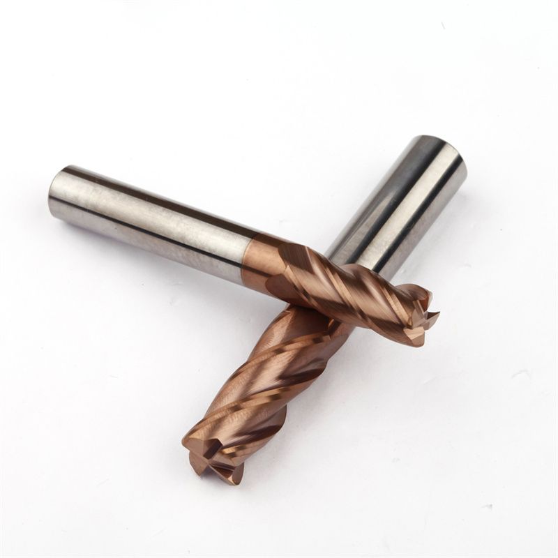 D6 L50 R0.5 Rounded End Milling Tool Machine Parts 4 Flute Radius 35 Degree Carbide Lathe Cutter