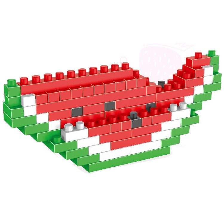 Watermelon Pattern Building Block Assembled Toys