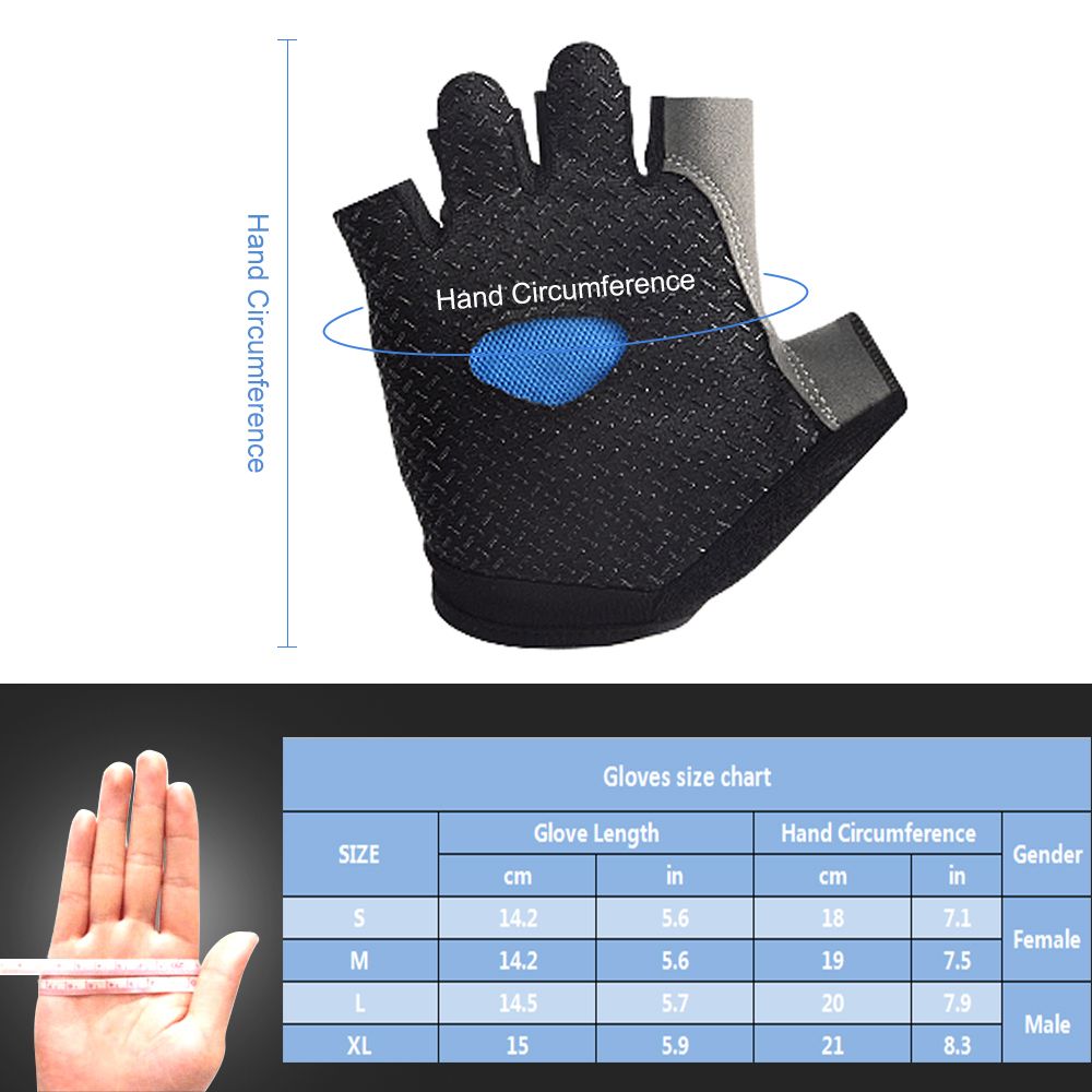 MTB Sport Bike Half Finger Cycling  Anti-skid Bike