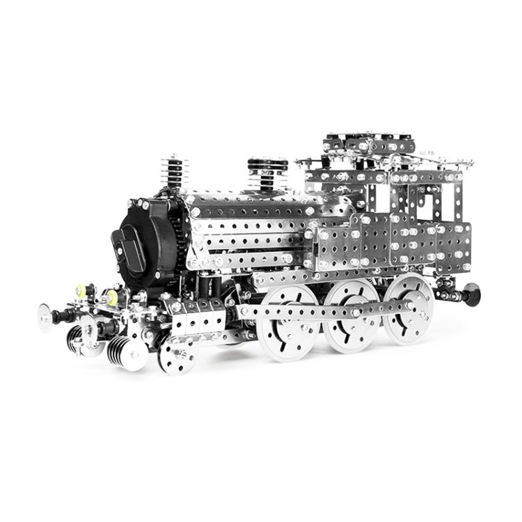 Mechanical Toy Metal Assembly Model Locomotive
